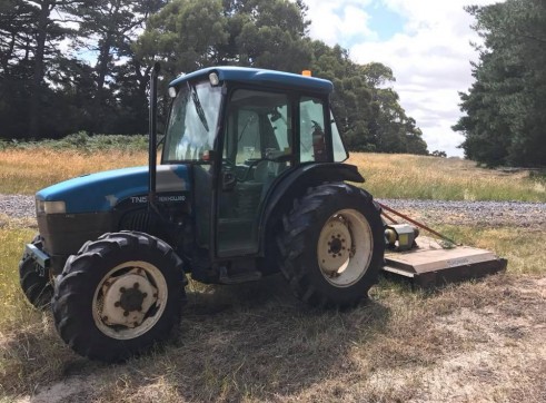 New Holland Tractor w/slasher 1