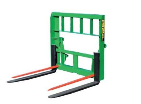 Pallet Round Bale Fork Combo