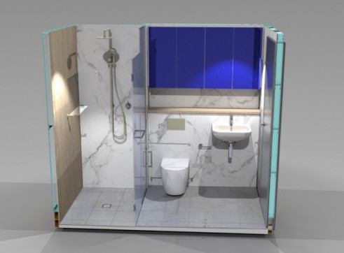 Prefabricated Modular Bathroom Pods 2