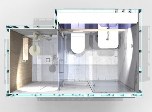 Prefabricated Modular Bathroom Pods 3