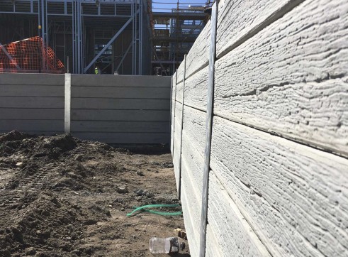 Retaining Wall - Concrete Sleeper