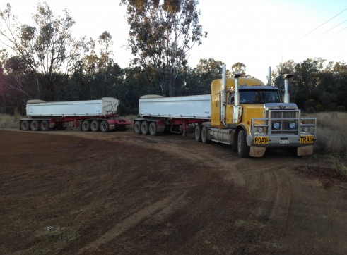 Road Train Side Tippers, Drop Deck and flat top
