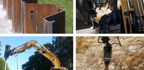 Screw Timber Sheet Piling | Bored Piers | CFA | Rock Sawing 1