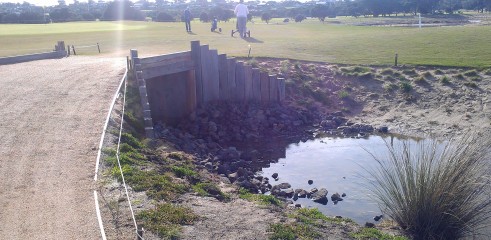 Torquay Golf Course Bridge Construction 8